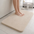 Soft Bathroom Mat with Non-Slip Bottom – Absorbent Bath Mat for Bathroom, Toilet & Shower Area