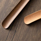 Premium Wooden Shoe Horn with Magnetic Holder – Long Beech Wood Shoe Horn 55 cm