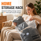 Vacuum Storage Bags with Electric Air Pump – Space-Saving Storage Bags for Clothes, Duvets & Wardrobe