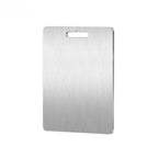Stainless Steel Cutting Board – Double-Sided Kitchen Cutting Board for Food Preparation